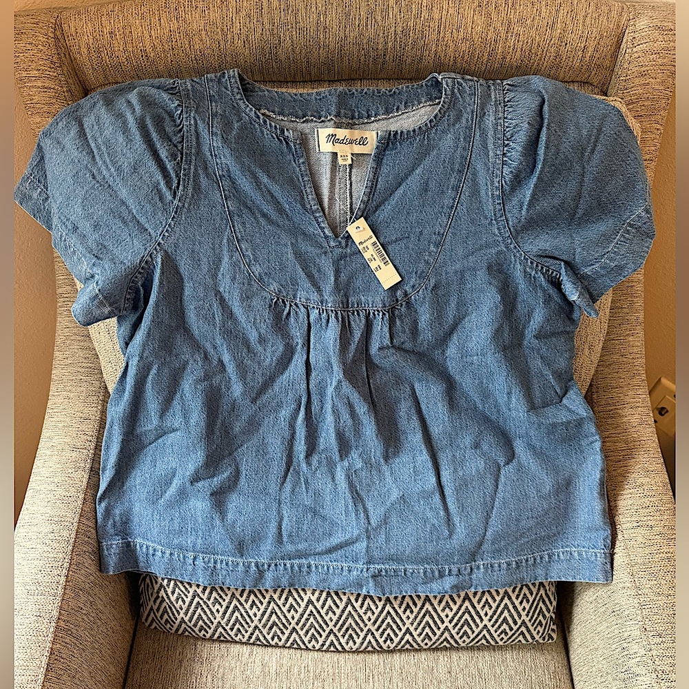 Madewell Denim Top